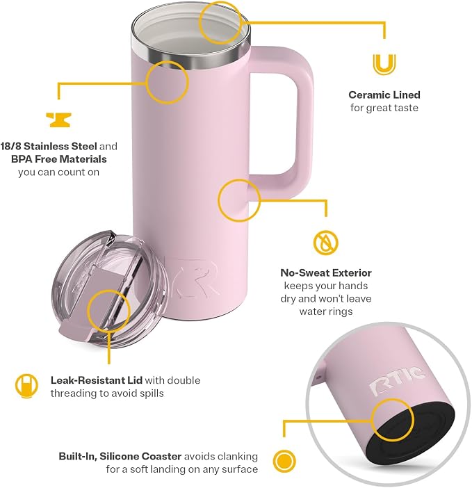 RTIC 20oz Road Trip Travel Mug - Image 3