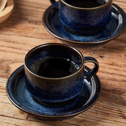 JIEMEI HOME Porcelain Stackable Espresso Cups - Image 6