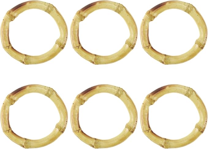 6pcs Wood Napkin Rings Napkin Holder Ring Elegant Rustic Napkin Holder by Pastlla