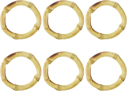 6pcs Wood Napkin Rings Napkin Holder Ring Elegant Rustic Napkin Holder by Pastlla