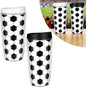 Lily‘s Home Soccer Tumbler 16 oz Set of 2, Double Wall Plastic Cups by LilysHome