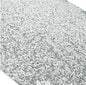 ShiDianYi 12x72-Inch Silver Sequin Table Runner Sparkly Metallic Silver Sequin by ShiDianYi