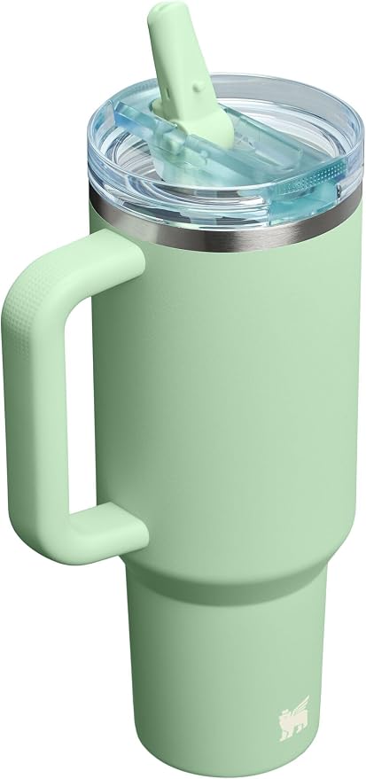 STANLEY Quencher ProTour Flipstraw Tumbler, 40 oz, Pistachio | Built-In Straw & - Image 3