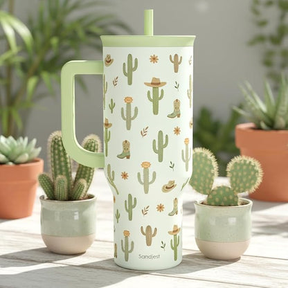 SANDJEST Cactus 40oz Tumbler - Image 7