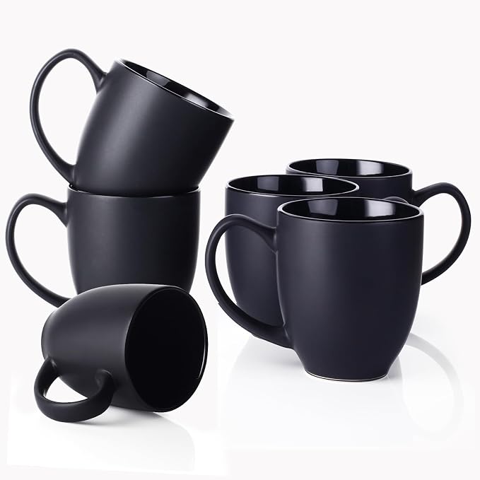 DOWAN Coffee Mugs, 16 oz Ceramic Coffee Cups by DOWAN