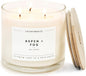 Calyan Wax Co. Aspen & Fog 3 Wick Scented Candle - 43 Hour Burn - Luxury 3 Wick Soy Candles - Non Toxic Soy Wax Candles - Long Lasting Large Glass Jar Candle for Home - 14.9oz