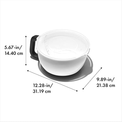 OXO Good Grips 4Qt BPA Free Plastic Batter Mixing Bow - Image 2