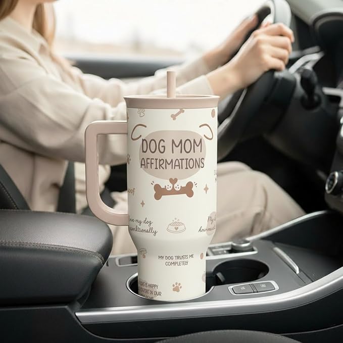 SANDJEST Dog Mom 40oz Tumbler - Image 6