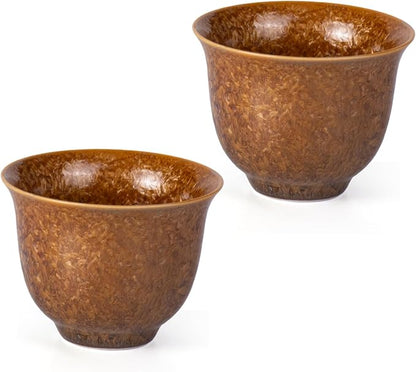KAMMAK Ceramic Tea & Coffee Cups Set of 2 by KAMMAK