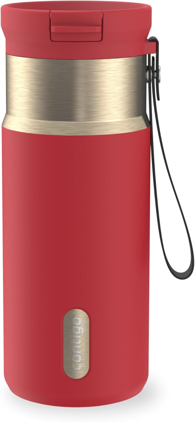 Contigo SnapSeal 16 oz Stainless Steel Vacuum-Insulated Water Bottle by Unknown
