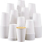 Turbo Bee 12 oz Disposable Paper Cups,270 Pack Paper Coffee Cups,Disposable Hot Drinking Cups