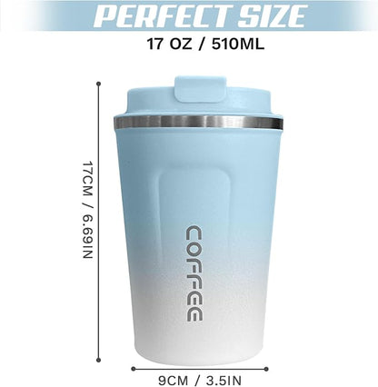 SPLMIFA Travel Coffee Mug Leak-Proof, Reusable Coffee Cups - Image 5