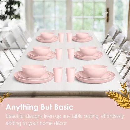 Teivio 32-Piece Plates and Bowls Sets - Image 6