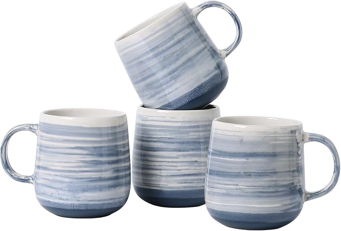 Coffee Mugs, 12oz Modern Cups by ALOFMO