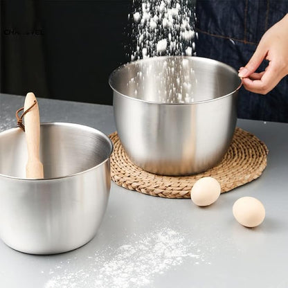 Gigicloud Stainless Steel Mixing Bowl, 304 Stainless Steel Deep Bowl Deep - Image 4