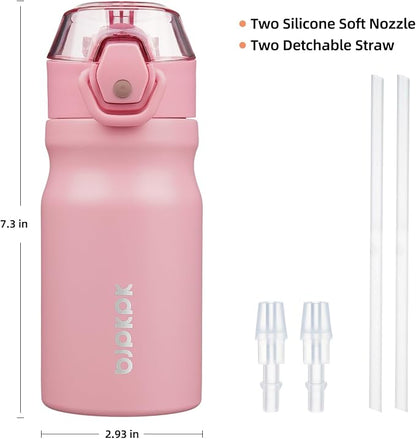 BJPKPK 14 oz Insulated Water Bottle, Stainless Steel Flask | Leak Proof Locking - Image 4