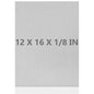 6061 T651 Aluminum Sheet Metal 12 x 16 x 1/8 (0.125”) Inch Flat Plain Aluminum Plate Covered with Protective Film, Heat Treatable Rectangle 3MM Aluminum Metal Plate for Industrial, Crafting