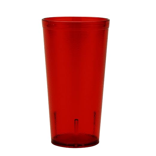 G.E.T. 6620-1-R-EC Heavy-Duty Plastic Restaurant Tumblers, 20 Ounce, - Image 2