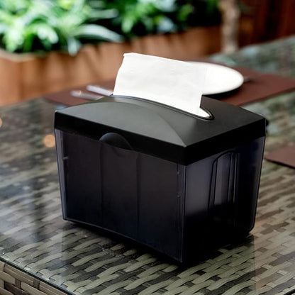 Restaurantware 7.5 x 6 x 6.3 Inch Napkin Holders 1 Rectangle Napkin Dispenser - Image 8