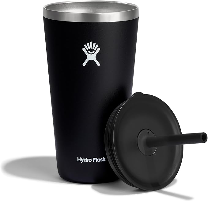 28 OZ All Around Tumbler Straw LID Black - Image 3