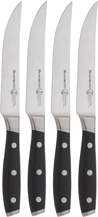 Messermeister Avanta Forged 5” Fine Edge Steak Knife Set by Messermeister