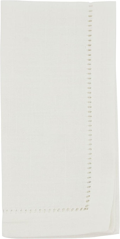 SARO LIFESTYLE Hemstitched Border Dinner Napkin by SaroLifestyle