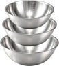 Gronivex Stainless Steel Mixing Bowls Set, 3-Piece | Food-Grade Metal, by GRONIVEXHOMEGOODS