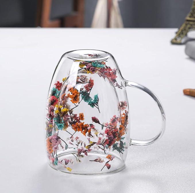 NBHUZEHUA Double Wall Glass Coffee Mugs Clear Cups - Image 8