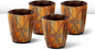 Handicrafts Home Viking Horn Shot Glasses Set of 4, Handmade Natural Ox Horn by HandicraftsHome