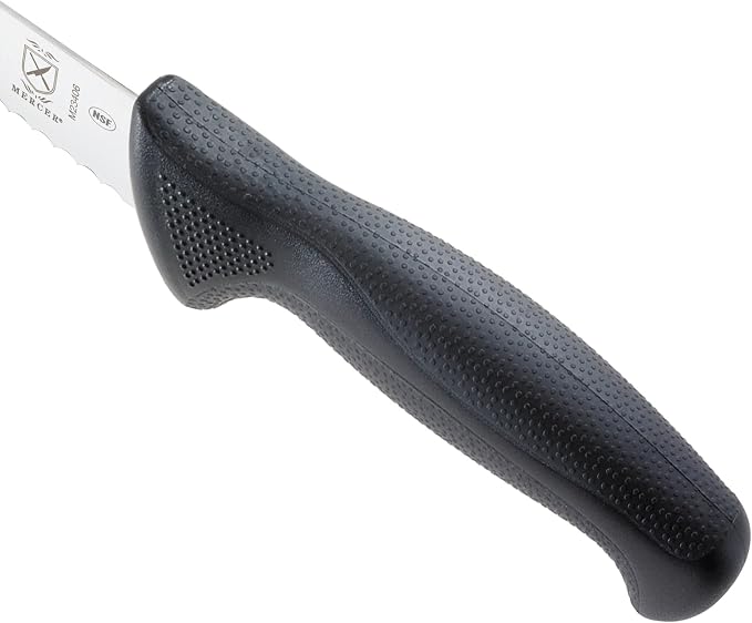 Mercer Culinary M23406 Millennia Black Handle, 6-Inch Wavy Edge, Utility Knife - Image 4