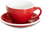 Loveramics Latte Art Mug with Saucer, 10 oz Ceramic Coffee cups with Round by LoveramicsUSA