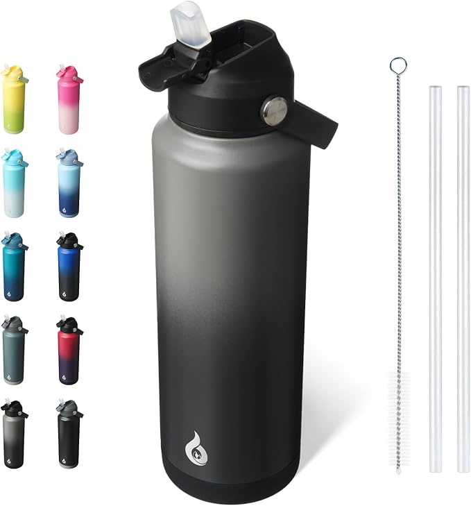 BJPKPK 40oz Insulated Water Bottle, Stainless Steel Bottle by BJPKPK