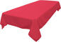 LA Linen Polyester Poplin Washable Rectangular Tablecloth, Stain and Wrinkle Resistant Table Cover 60x90, Fabric Table Cloth for Dinning, Kitchen, Party, Holiday 60 by 90-Inch, Fuchsia