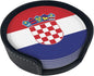 Croatian Flag Coasters for Drinks by Unknown