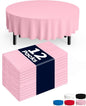 Pureegg Plastic Table Cloth Disposable 12 Pack, Easter Party, Valentines by Pureegg