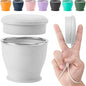 Collapsible Travel Cup, BPA-Free Reusable Water Cup, Lightweight Drinking Cups by SINYON