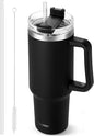 TaroKitc 40 oz Tumbler with Handle | Stainless Steel Insulated Travel Mug Iced by TaroKitc