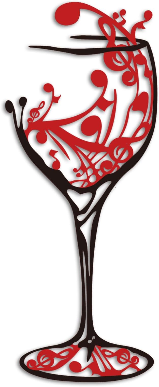 Oubasa Red Metal Wall Art for Kitchen by OubasaMakeYourHomeAmazing