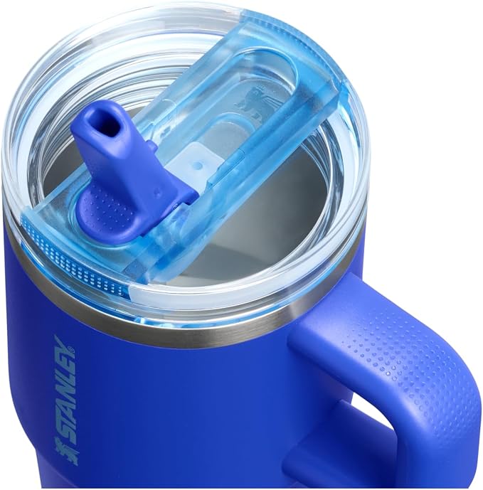 STANLEY Quencher ProTour Flipstraw Tumbler, 20 oz, Cobalt | Built-In Straw & - Image 2