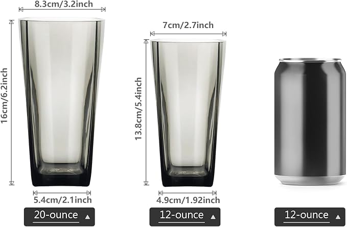 Top-spring 20 Oz Reusable Plastic Water Tumbler 6pcs Grey BPA Free | Thickened - Image 4