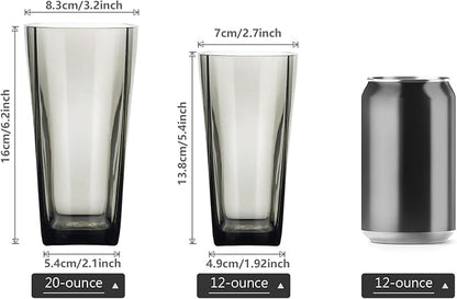 Top-spring 20 Oz Reusable Plastic Water Tumbler 6pcs Grey BPA Free | Thickened - Image 4