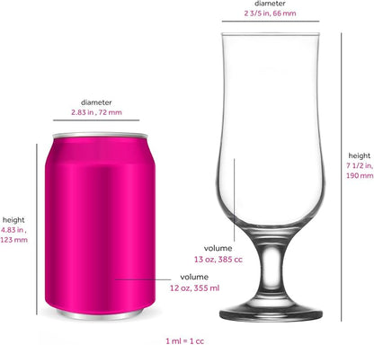 LAV Hurricane Glasses Set of 4-13 oz - Image 2