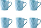 11 Ounce Porcelain Mugs, Tea and Cocoa Mug Set by MIWARE
