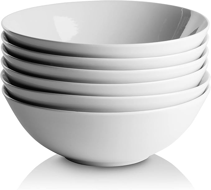 10 Strawberry Street Simply White 7" Coupe Cereal Bowl - Image 2