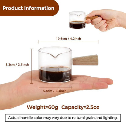 YARRAMATE 2.5oz Glass Espresso Shot Cup - Image 2