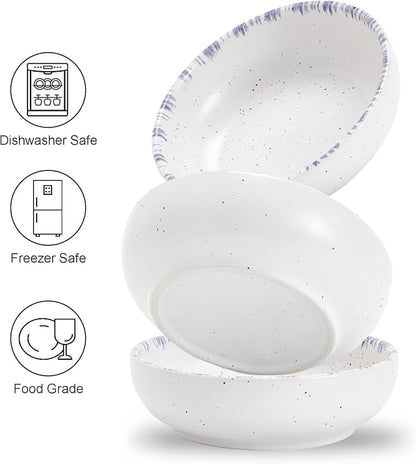Howise Ceramic Cat Bowls, 5.19 in Cat Food Bowl Cat Dishes - Image 3