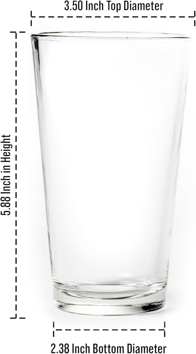 Black Lantern Bigfoot in the Forest Pint Glass Single 16oz Nature Beer Glass for Outdoors & Craft Beer