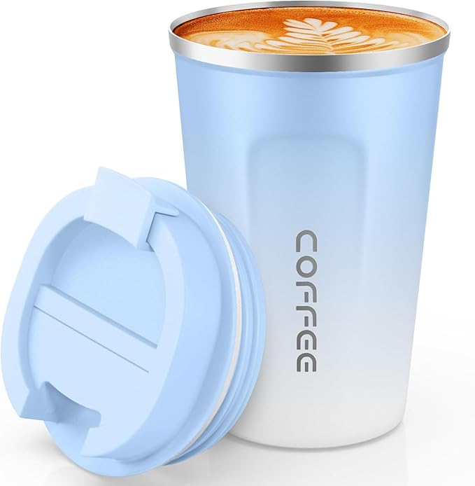SPLMIFA Travel Coffee Mug Leak-Proof, Reusable Coffee Cups by SPLMIFA