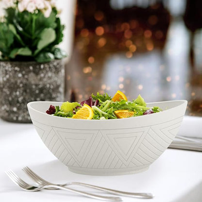 65oz Large Salad Bowls Ivory - Image 8