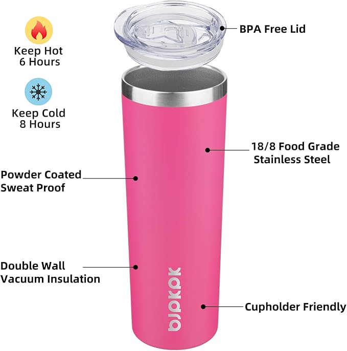 BJPKPK 20 oz 2 Pack Skinny Tumbler - Image 2